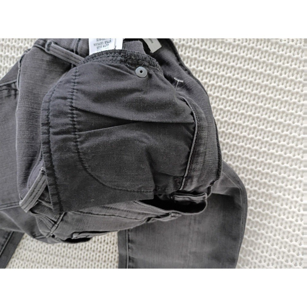 FRAME NWT Le Skinny De Jeanne Charcoal Gray Split Hem Jeans 25x30 $228 - Picture 16 of 16